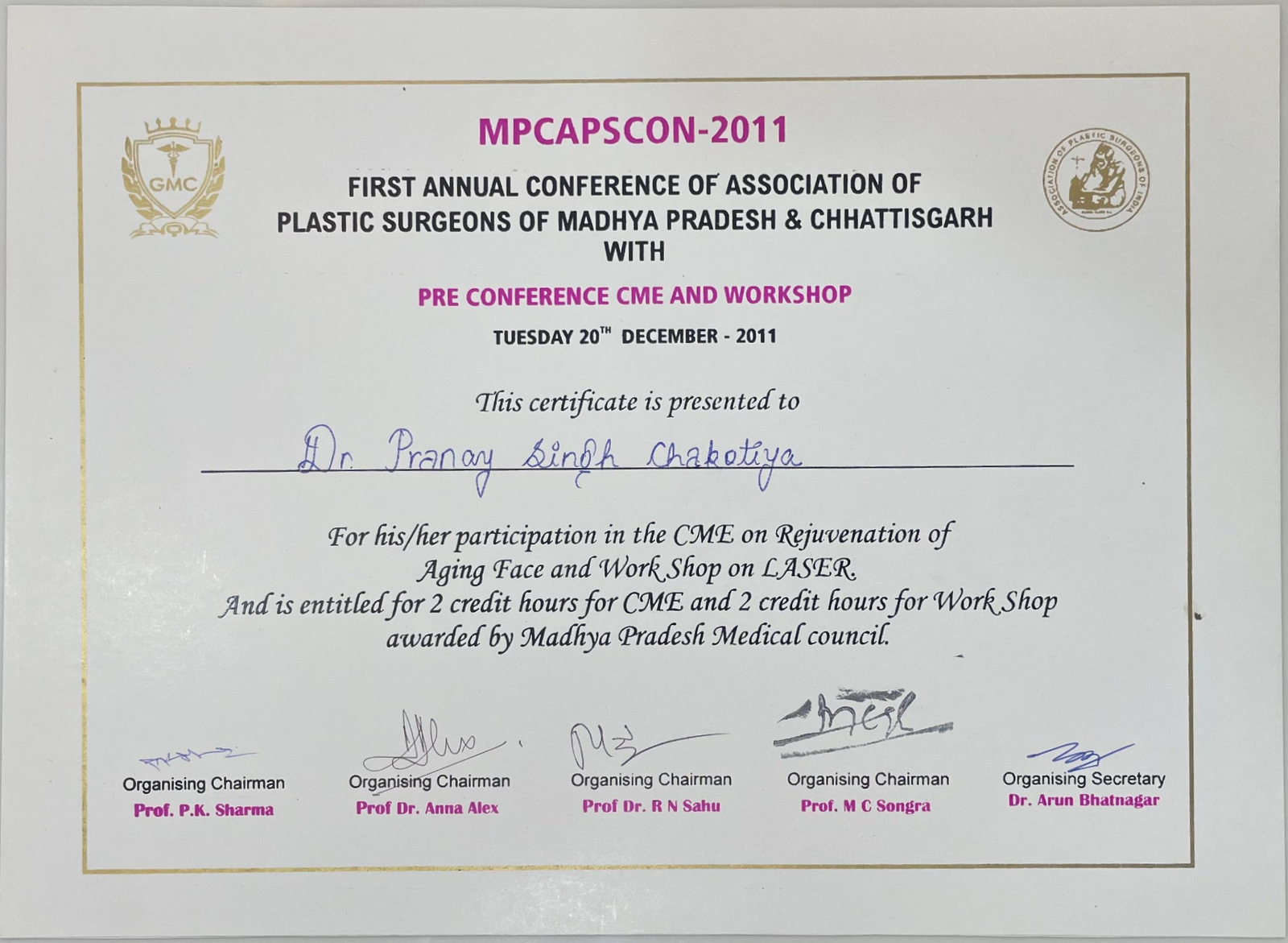 State Conference of Plastic Surgeons
